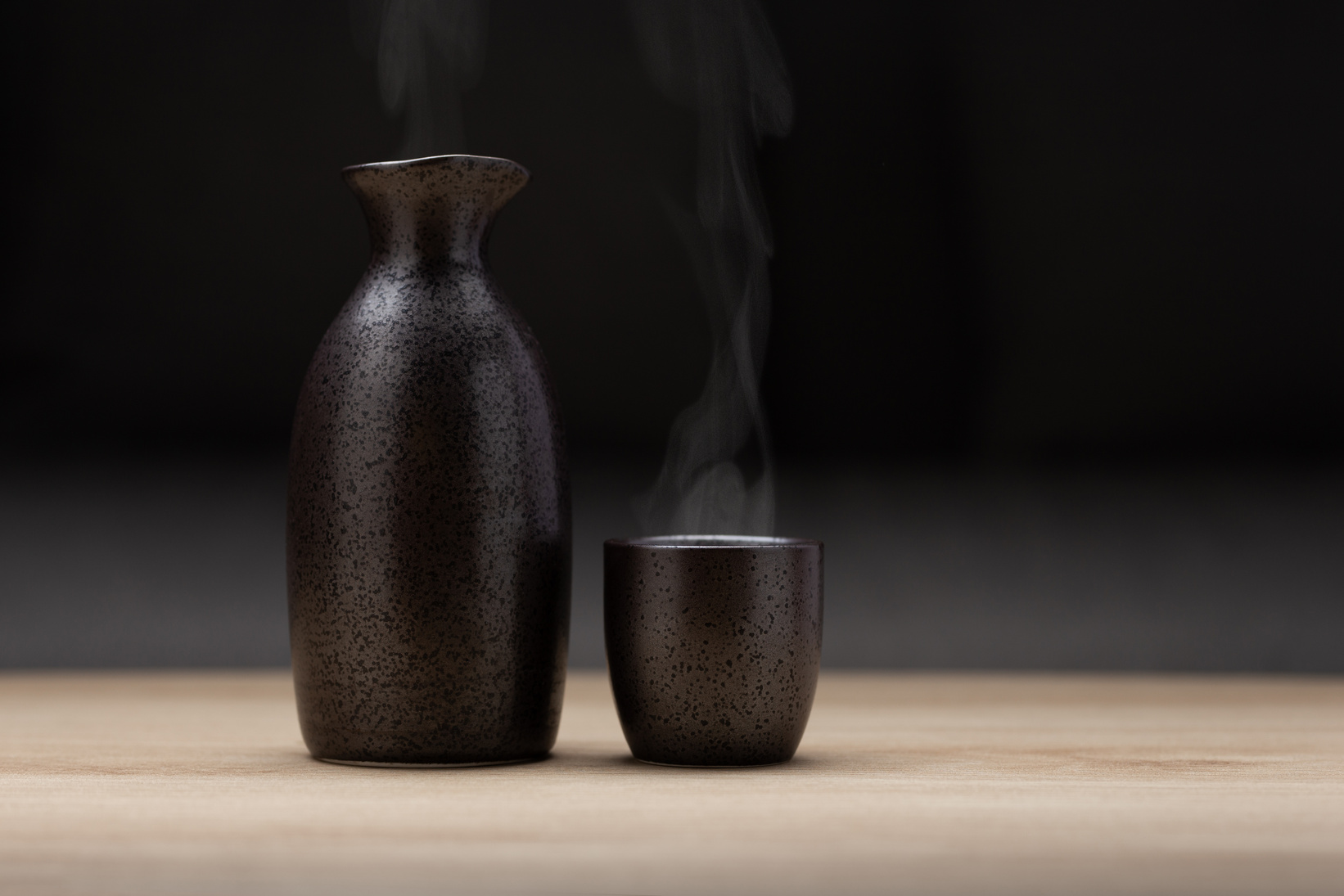 Sake a traditional ceramic drinking set