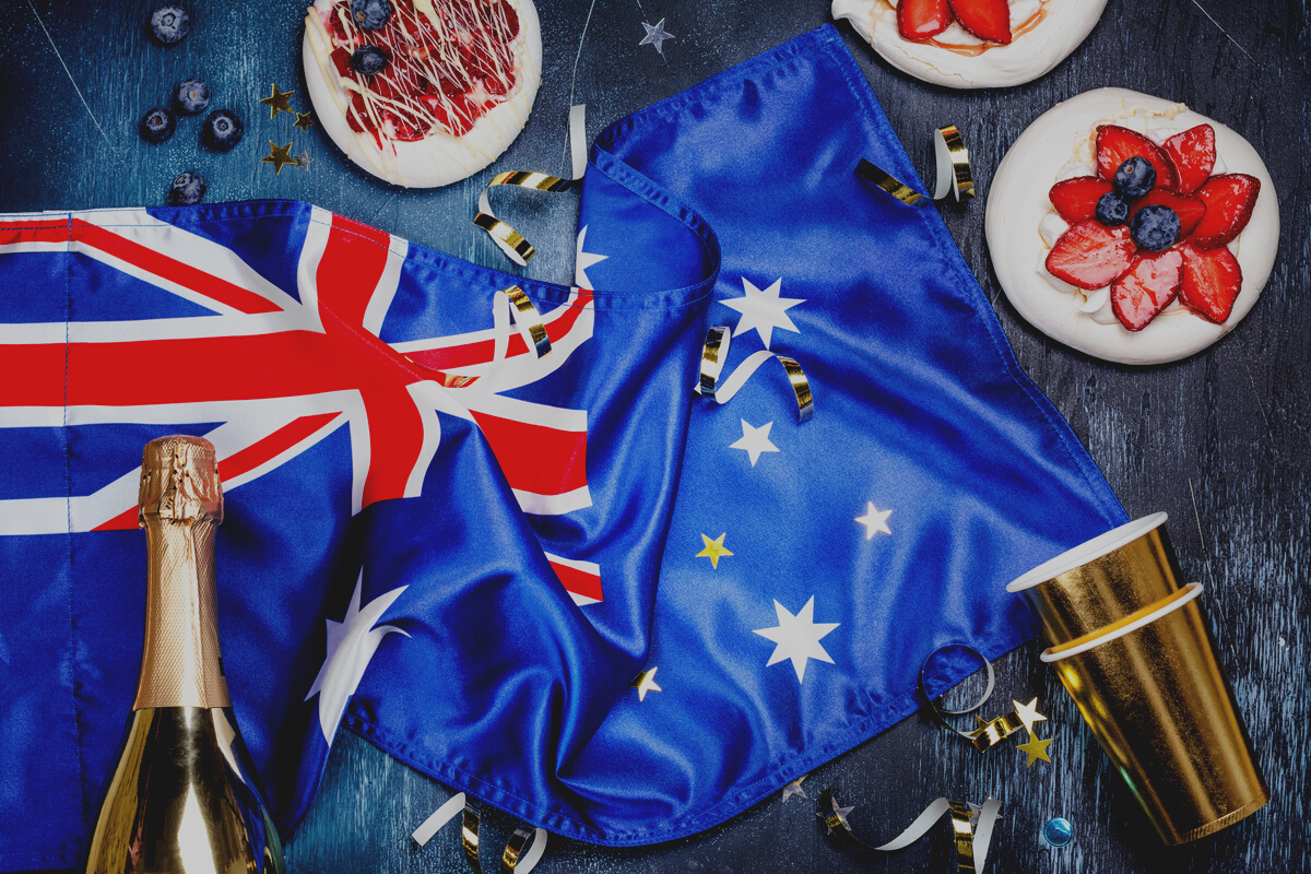 Australia Day background